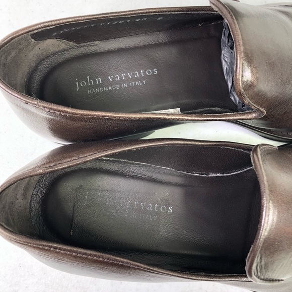 John Varvatos Madison Apron Chocolate Loafer Shoes main image 8